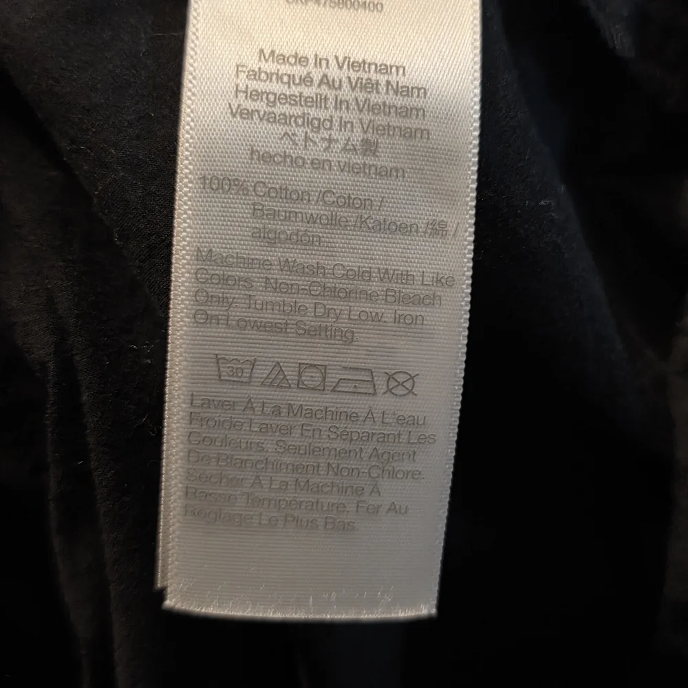 Madewell OVERSIZED Black Button-Down Shirt - Picture 10 of 12